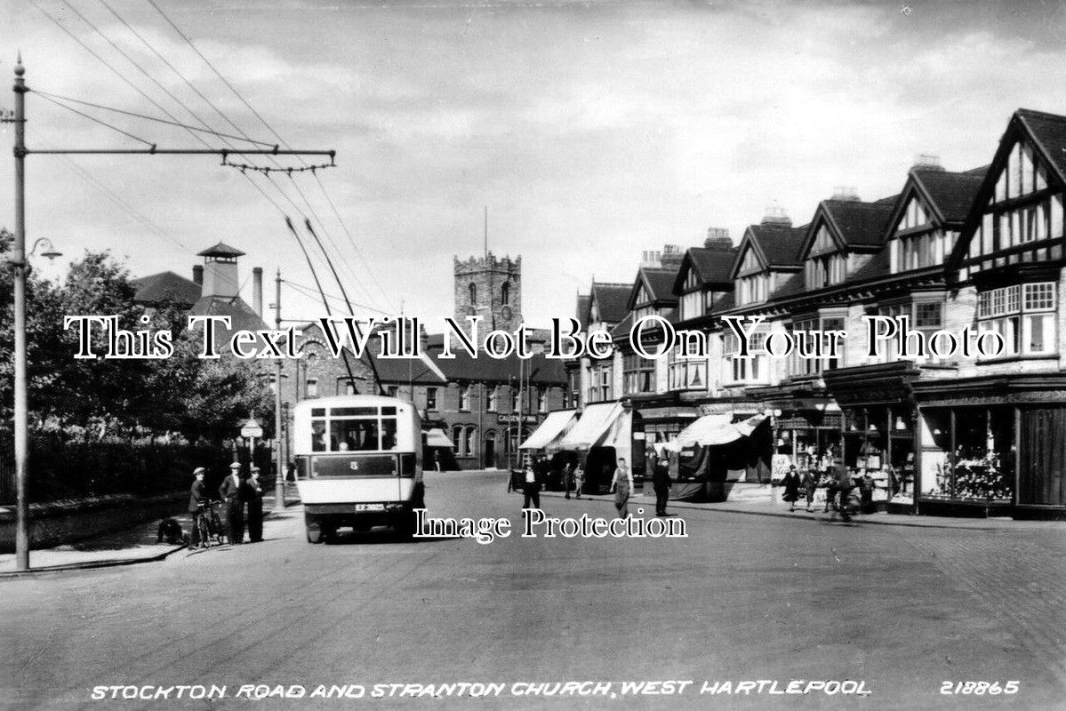 DU 250 - Stockton Road & Stranton Church, West Hartlepool, County Durham