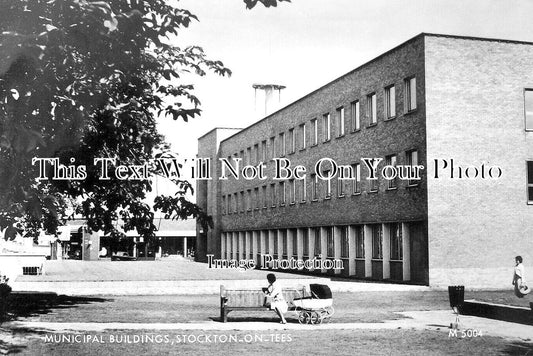 DU 2502 - Municipal Buildings, Stockton On Tees, County Durham c1962