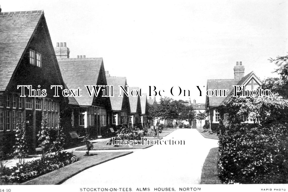 DU 2510 - Alms Houses, Norton, Stockton On Tees, County Durham c1907