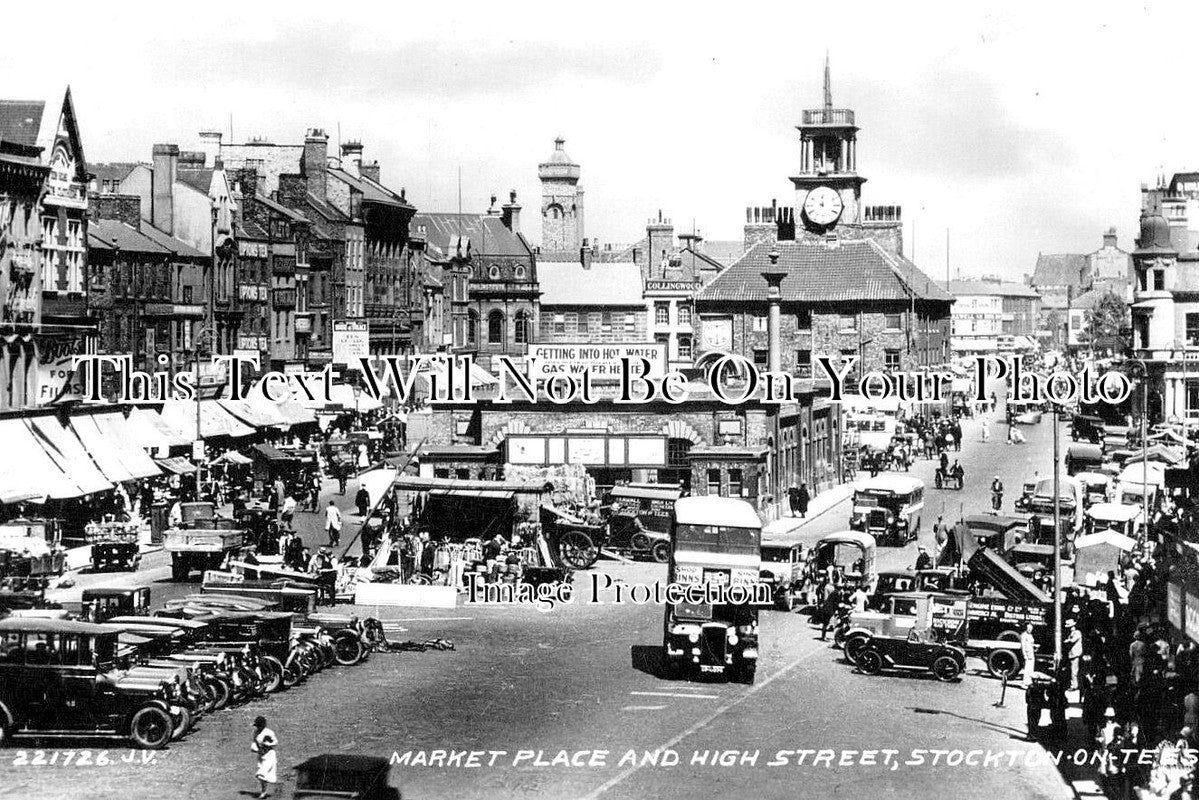 DU 2513 - Market Place & High Street, Stockton On Tees, County Durham