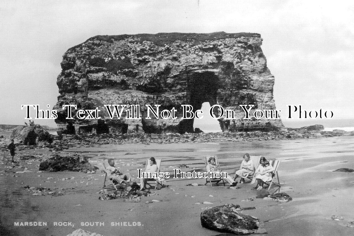 DU 2532 - Marsden Rock, South Shields, County Durham c1937