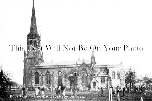 DU 2534 - Holy Trinity Church, Stockton On Tees, County Durham c1927