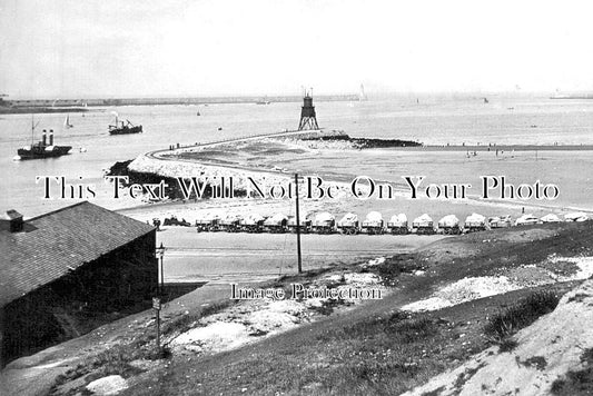 DU 2536 - Groyne Light, South Shields, County Durham c1914