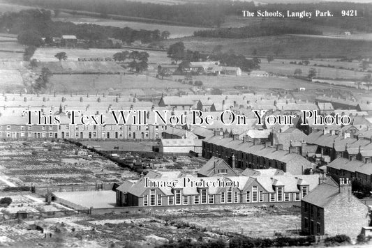 DU 2552 - The Schools, Langley Park, Lanchester, County Durham c1931