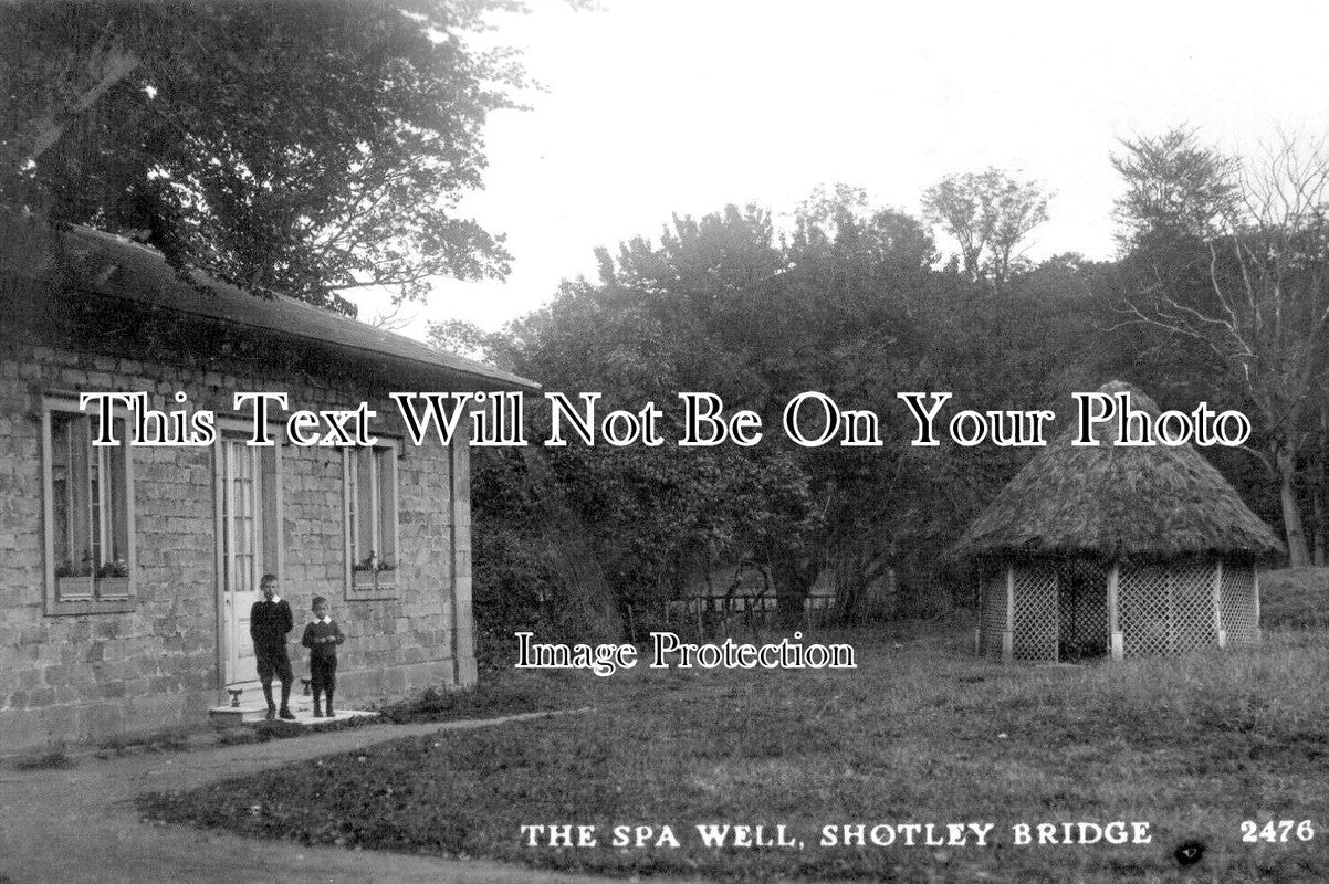 DU 2554 - The Spa Well, Shotley Bridge, County Durham c1917