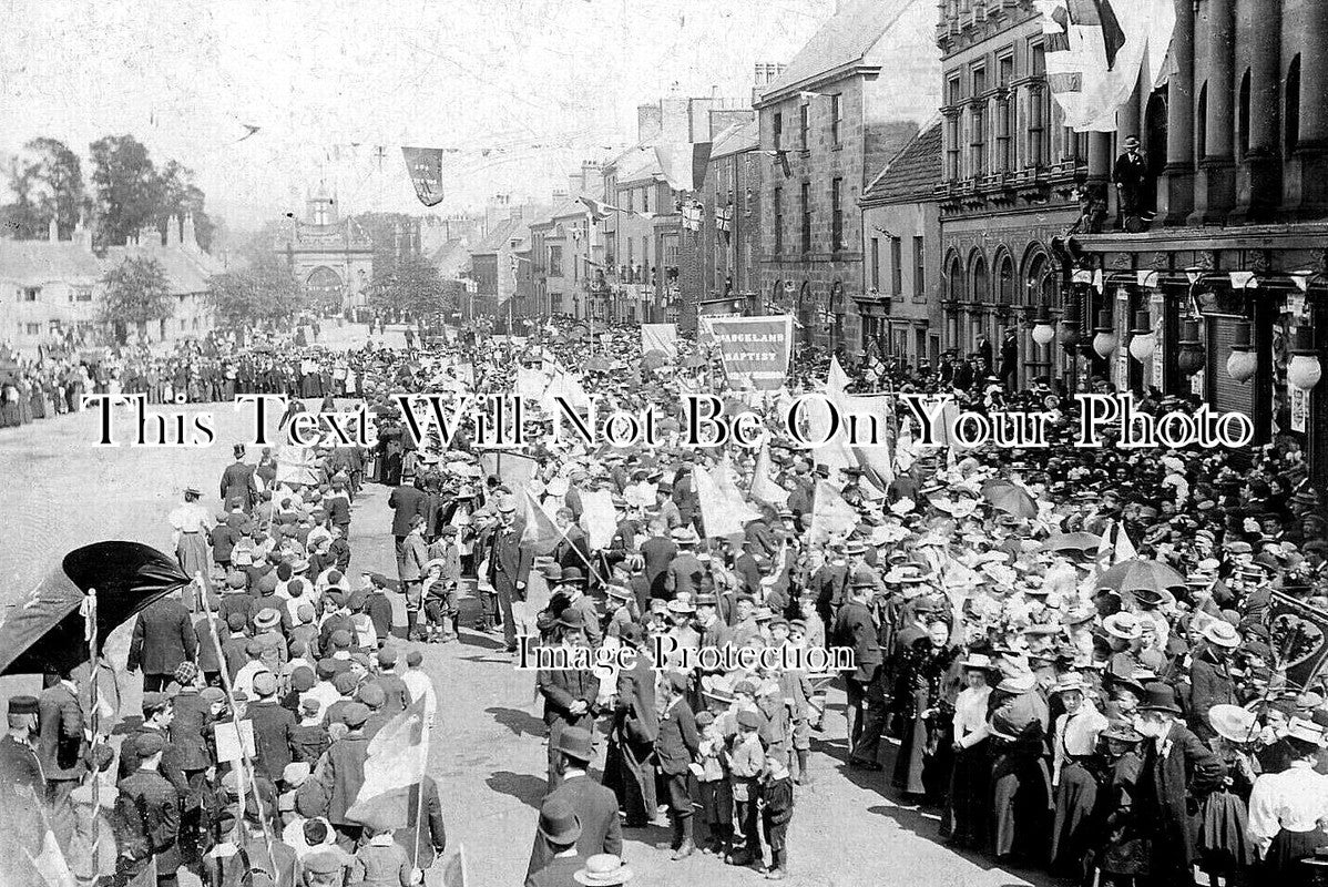 DU 2567 - Bishop Auckland Baptist Celebration Parade, County Durham c1900