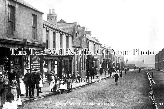 DU 2577 - Front Street, Trimdon Grange, County Durham c1913