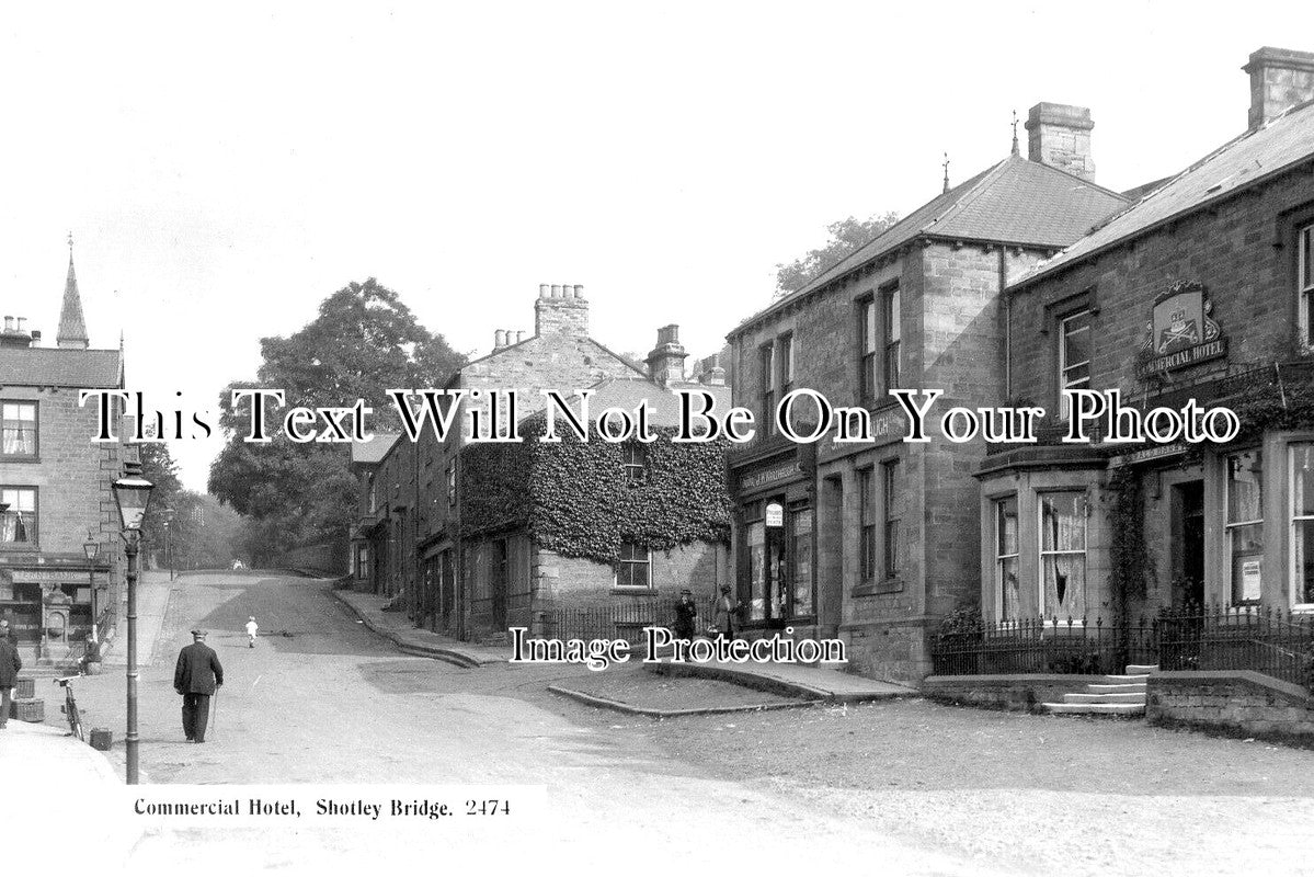 DU 2598 - Commercial Hotel, Shotley Bridge, County Durham c1929