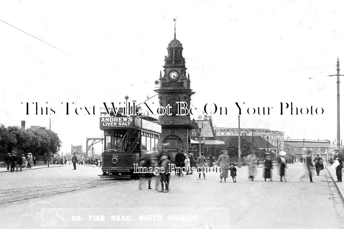 DU 2631 - Pier Head, South Shields, Sunderland, County Durham c1925