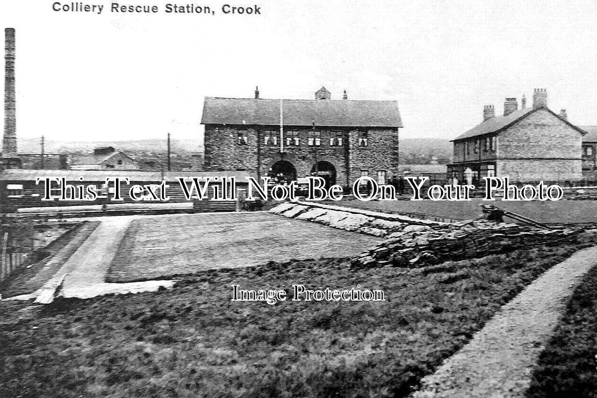 DU 2663 - Colliery Rescue Station, Crook, County Durham