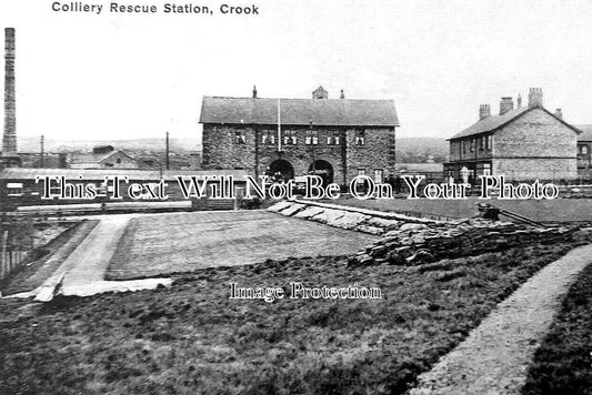 DU 2663 - Colliery Rescue Station, Crook, County Durham