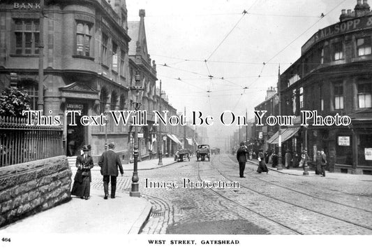 DU 2668 - West Street, Gateshead, County Durham c1915