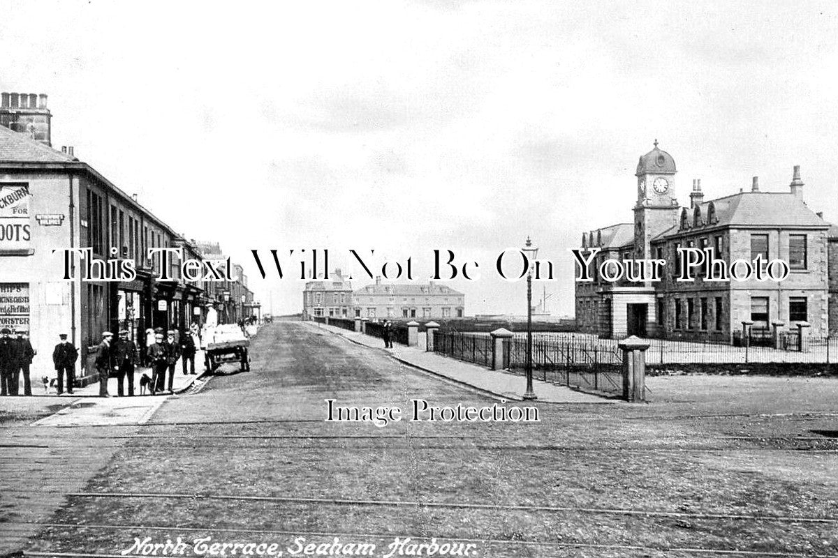 DU 2713 - North Terrace, Seaham Harbour, County Durham c1915