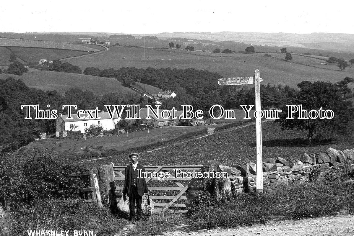 DU 2726 - Wharnley Burn, Castleside, County Durham c1934