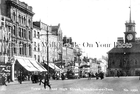 DU 2740 - Town Hall & High Street, Stockton On Tees, County Durham