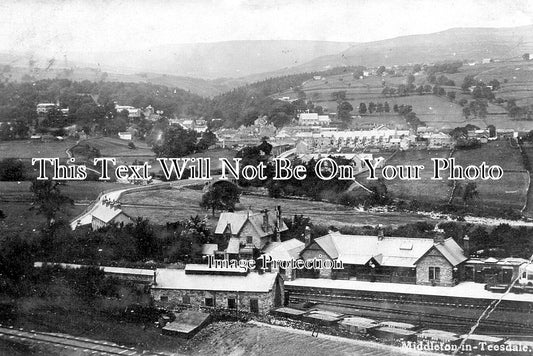 DU 2743 - Middleton In Teesdale Railway Station, County Durham c1912