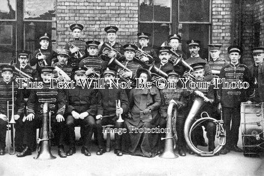 DU 2757 - Salvation Army Band, Hartlepool, County Durham c1918