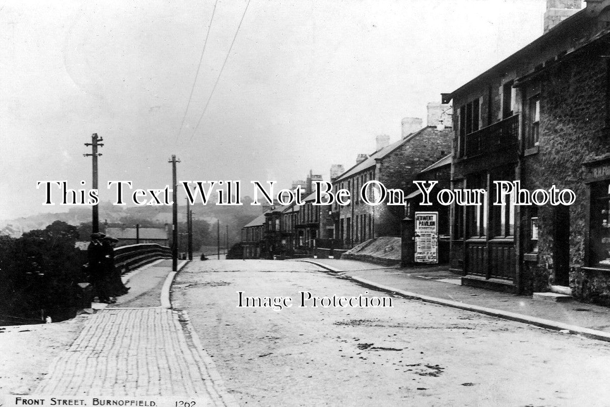 DU 278 - Front Street, Burnopfield, County Durham c1913