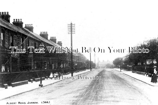 DU 2804 - Albert Road, Jarrow, Sunderland, County Durham c1919