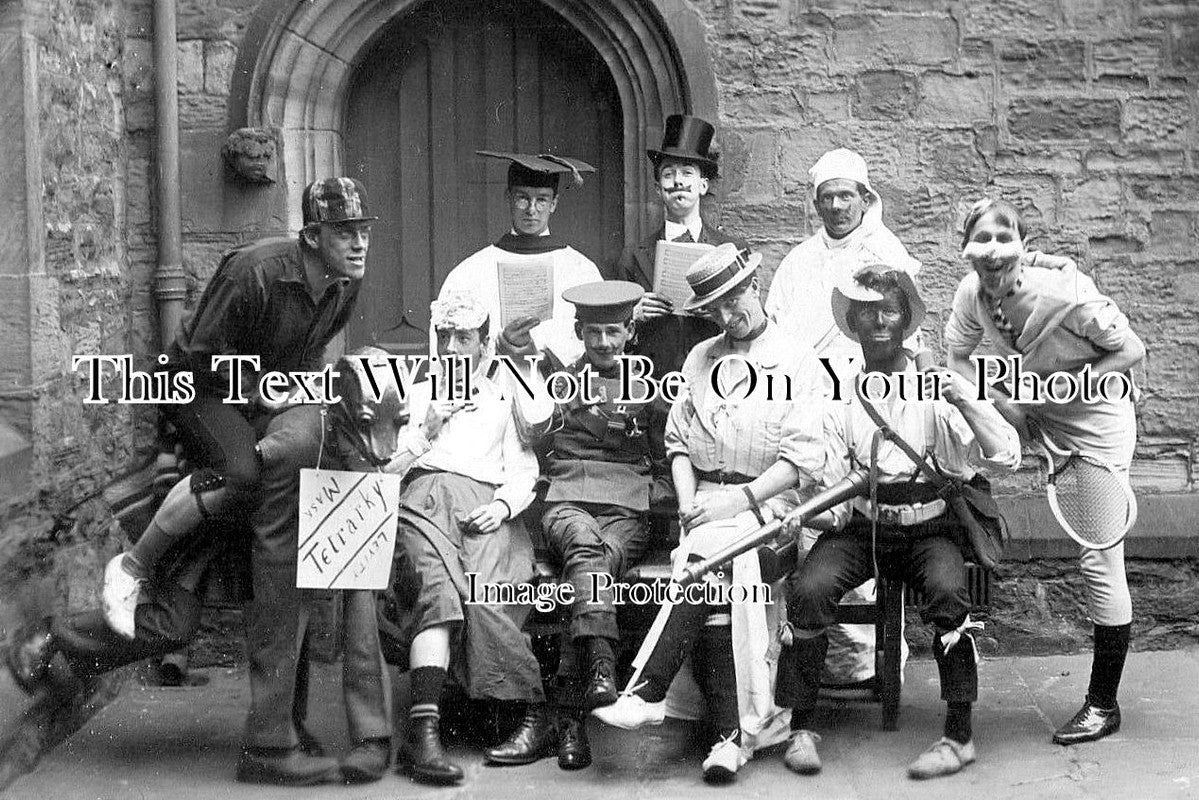 DU 2808 - Fancy Dress, Bede College, County Durham 1914