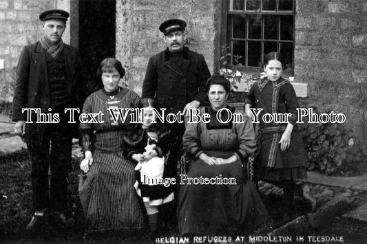 DU 283 - Belgian Refugees At Middleton In Teesdale, County Durham