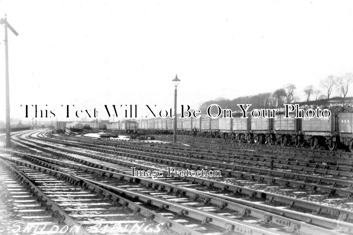 DU 2830 - Shildon Railway Sidings, Bishop Auckland, County Durham c1909