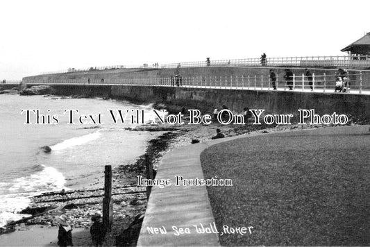 DU 2835 - New Sea Wall, Roker, Sunderland, County Durham