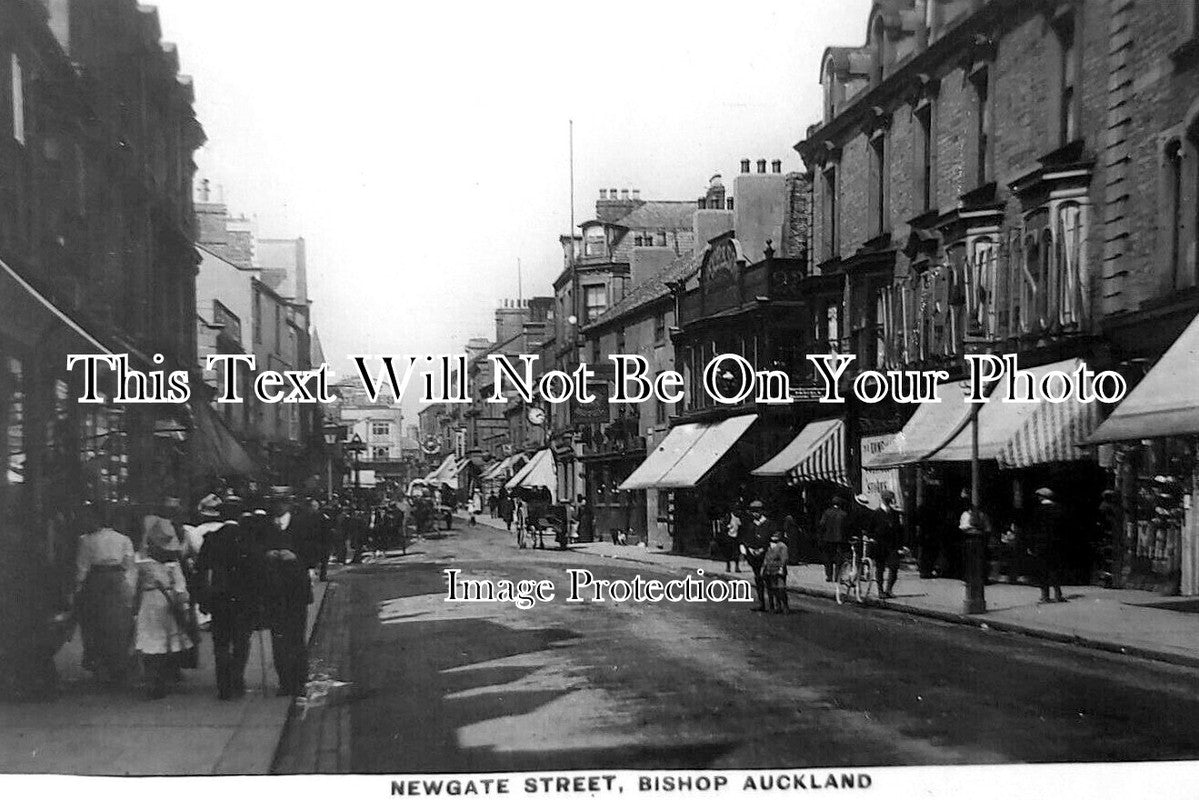 DU 2844 - Newgate Street, Bishop Auckland, County Durham c1911