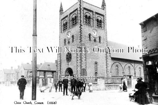 DU 2882 - Christ Church, Consett, County Durham c1912