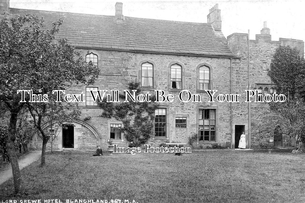 DU 2888 - Lord Crewe Hotel, Blanchland, Consett, County Durham c1913