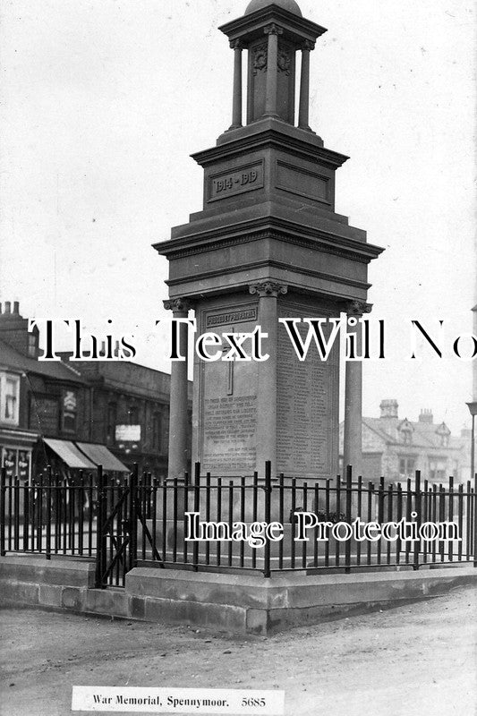 DU 295 - War Memorial, Spennymoor, County Durham