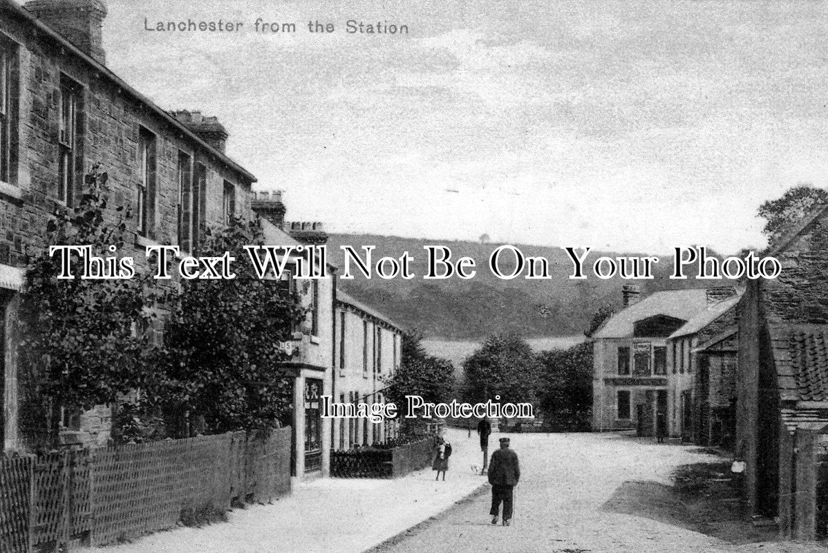 DU 299 - Lanchester From The Station, Shotley Bridge, County Durham c1906