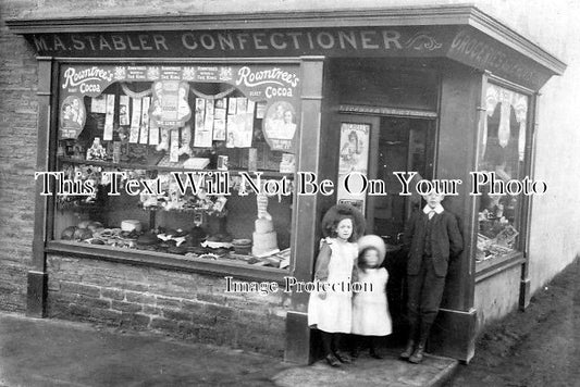 DU 369 - M A Stabler Confectioner Shopfront, New Shildon, County Durham c1908