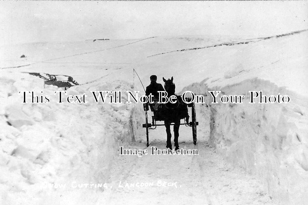 DU 388 - Snow Cutting, Langdon Beck, County Durham