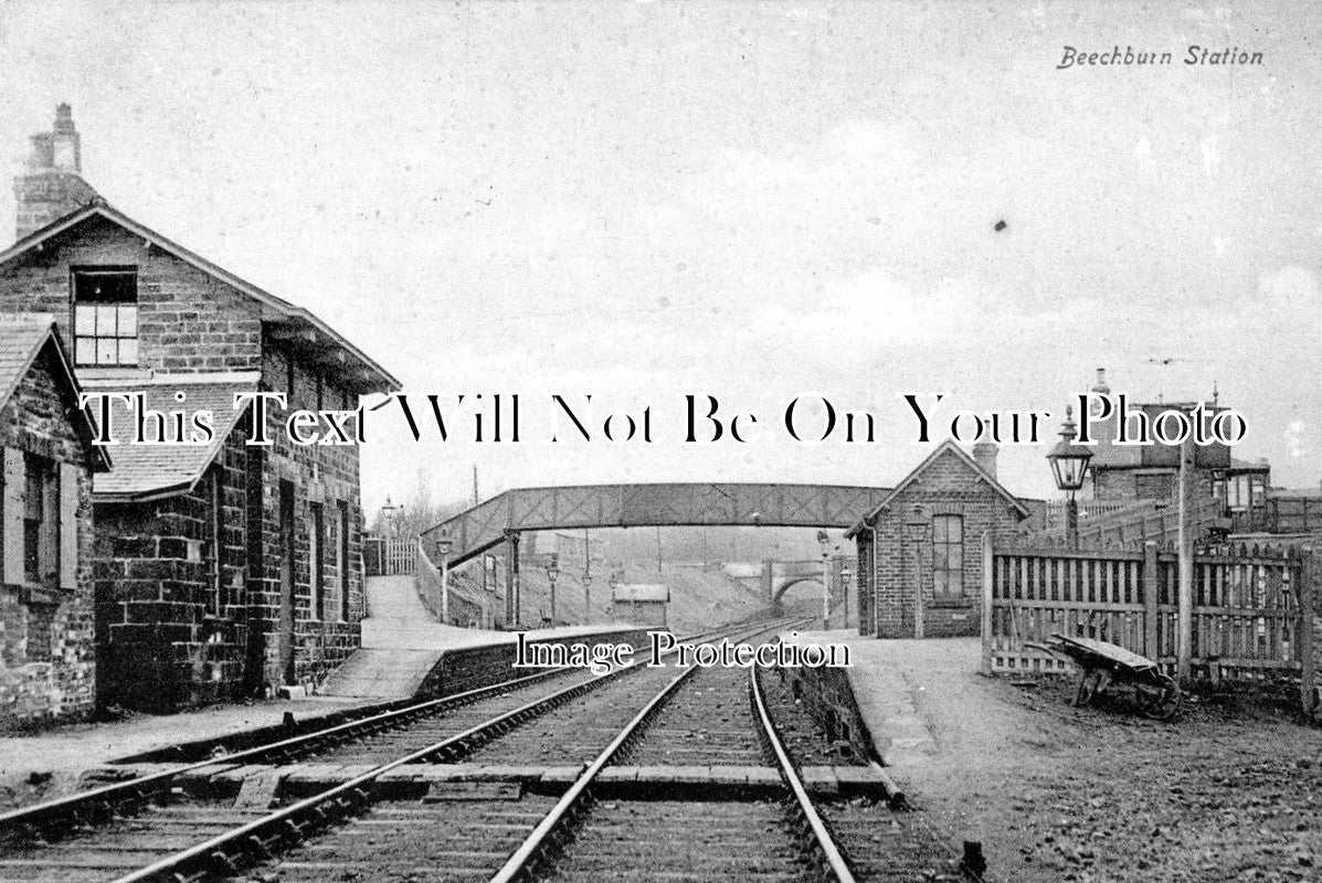 DU 409 - Beechburn Railway Station, County Durham c1907