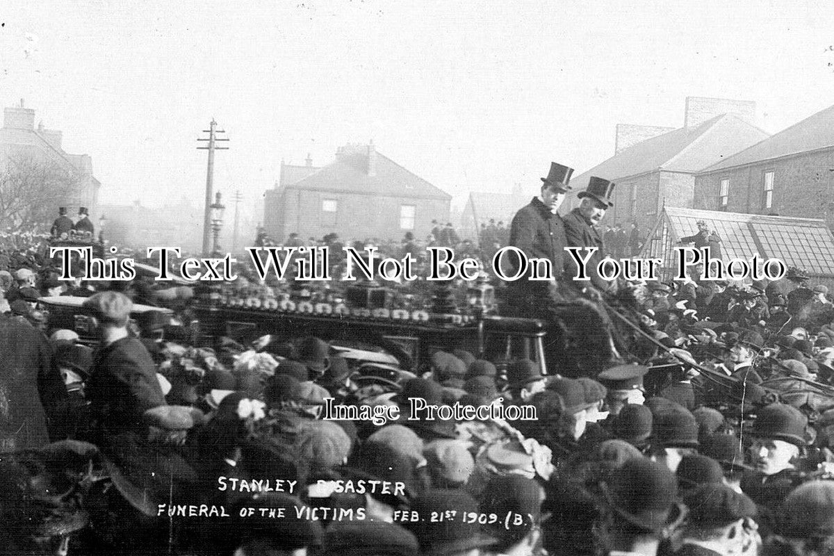 DU 462 - Stanley Pit Disaster, Funeral Of The Victims, Consett, County Durham 1909