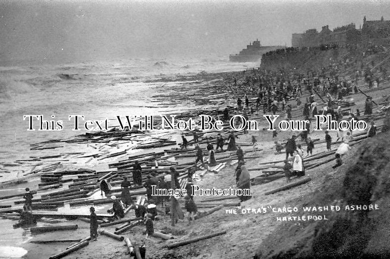 DU 472 - The 'Otra's' Cargo Washed Ashore, Shipwreck, Hartlepool, County Durham