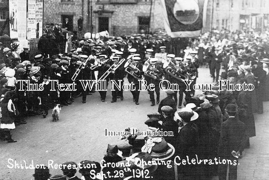 DU 474 - Shildon Recreation Ground Opening Celebrations, County Durham 1912