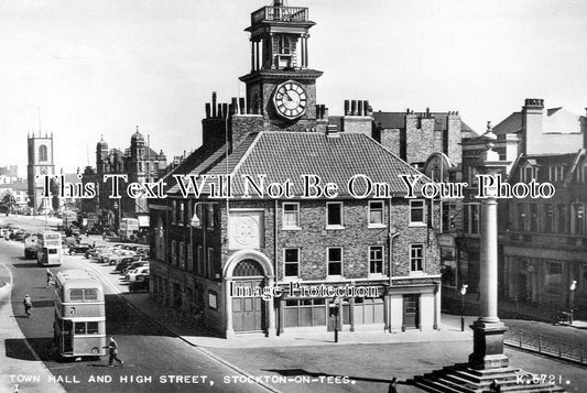 DU 546 - Town Hall & High Street, Stockton On Tees, County Durham