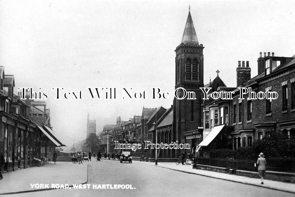 DU 57 - York Road, West Hartlepool, Co Durham 1920's