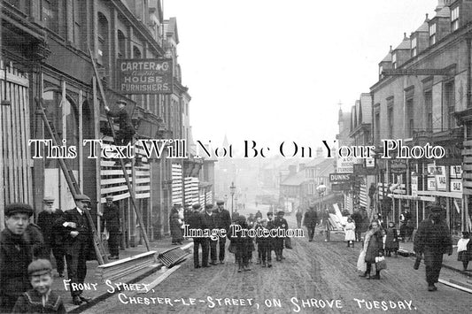 DU 588 - Shrove Tuesday, Front Street, Chester Le Street, County Durham