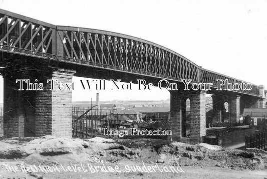 DU 600 - New High Level Bridge, Sunderland, County Durham c1909