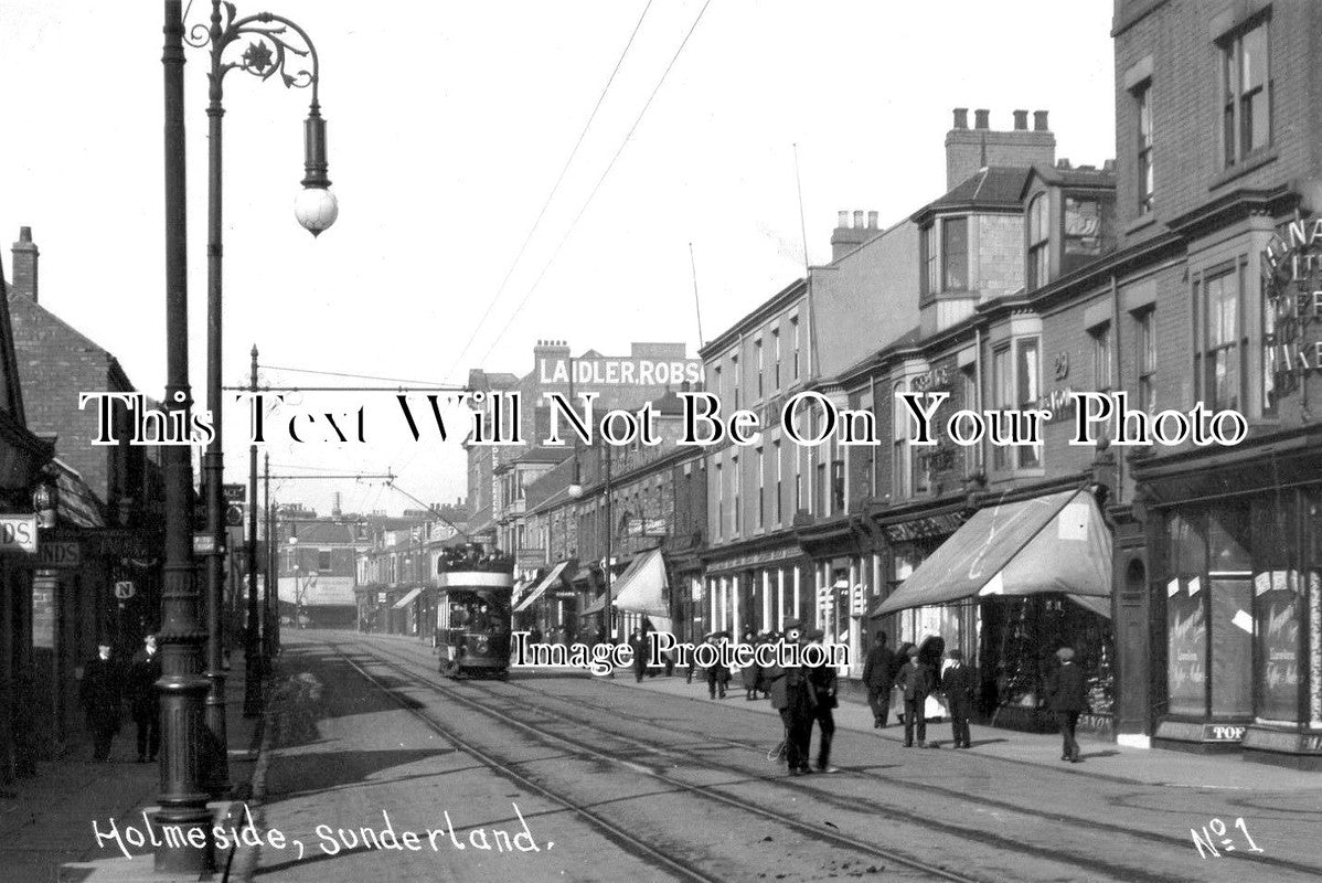 DU 625 - Holmeside, Sunderland, County Durham c1912