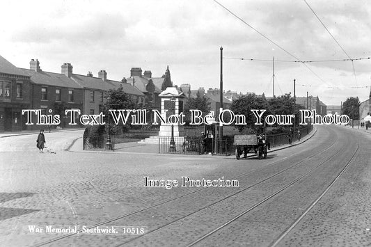 DU 630 - War Memorial, Southwick, Sunderland, County Durham