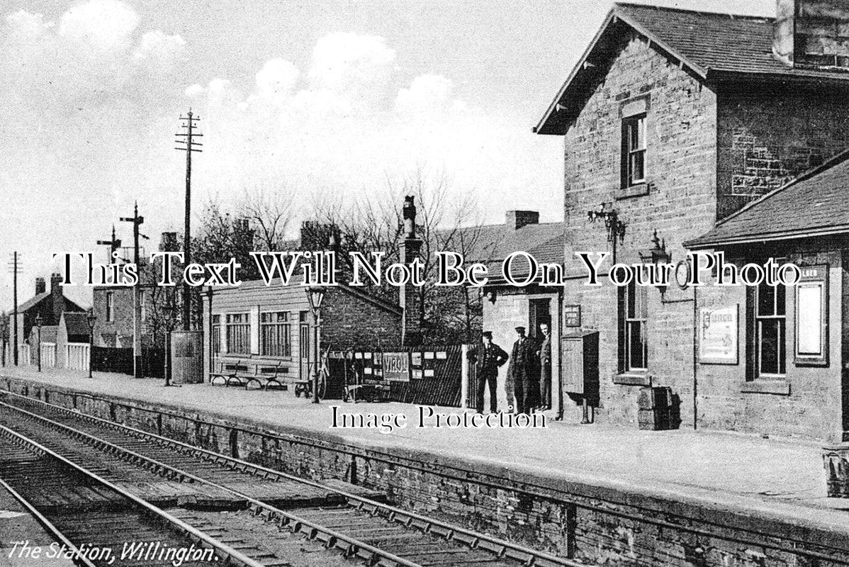 DU 631 - Willington Railway Station, Bishop Auckland, County Durham