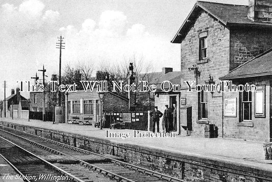 DU 631 - Willington Railway Station, Bishop Auckland, County Durham