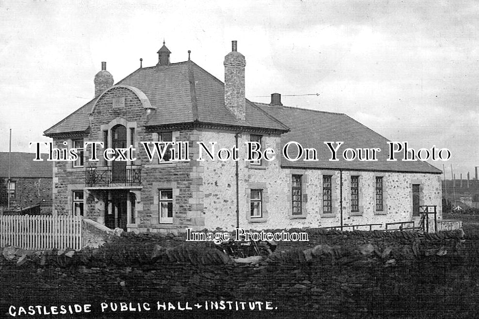 DU 656 - Castleside Public Hall & Institute, Consett, County Durham