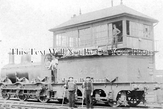 DU 660 - Houghton Colliery Railway Station Signal Box, County Durham c1914