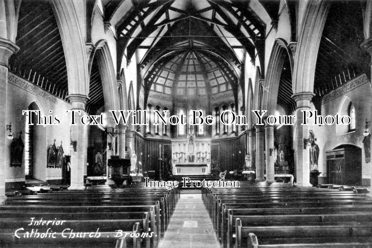 DU 667 - Catholic Church Interior, Brooms, County Durham