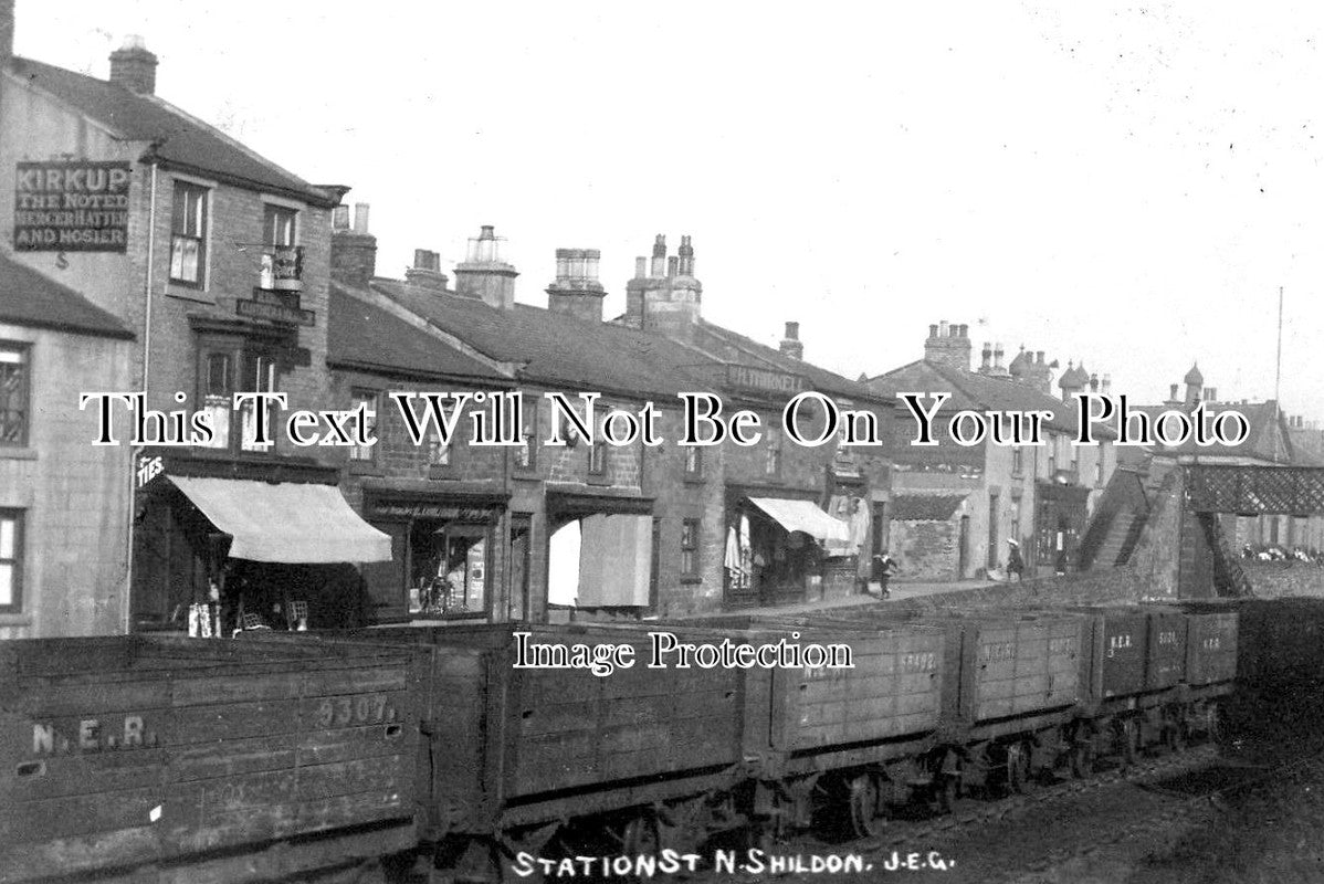 DU 669 - Station Street, Shildon, County Durham c1904